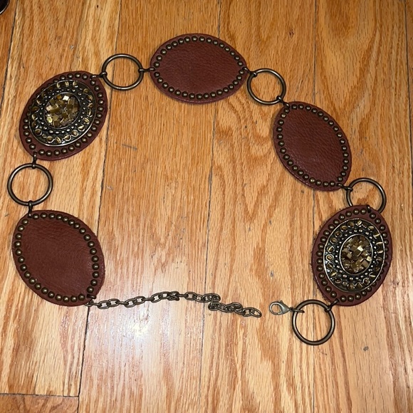 Accessories - Unique leather chain belt